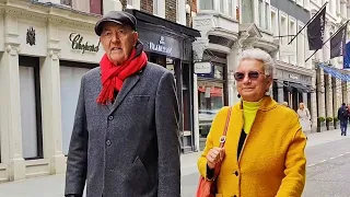Fashion after 50 years and older. How to dress at an elegant age in London.