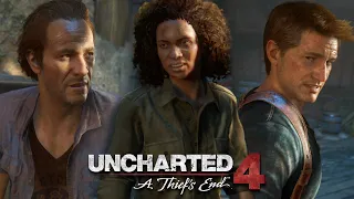 Uncharted 4: A Thief's End Remastered | Nathan & Sam Vs Nadine - All Nadine Ross Boss Battles