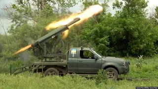 The 'Nightmaremobile': Ukrainian Soldiers Devise Improvised Combat Vehicle