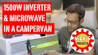 Inverter off-grid power - How to fit a microwave & home sockets in a camper, boat, caravan or car