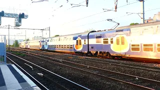 passage de train sans arrêt [GARE DE VITRY SUR SEINE, Z8800 + Z20500 ]