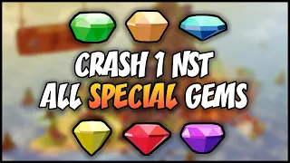 ALL SPECIAL GEMS - N. Sane Trilogy: Crash Bandicoot 1 (HD)