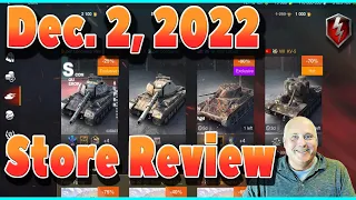 What to buy in Store December 2, 2022 WOT Blitz| Littlefinger on World of Tanks Blitz