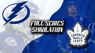 Lightning VS Maple Leafs FULL SERIES Simulation | NHL 22