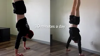 How I Learned To Handstand Hold