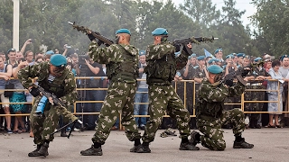 ВДВ . 56 ДШБ . Разведрота . Выступление на присяге