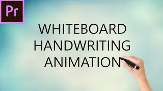 Whiteboard Handwriting Animation In Premiere Pro | Premiere Pro Tutorial |  Tips4u