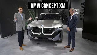 BMW XM Concept with BMW M CEO