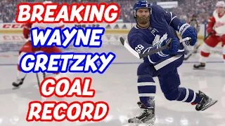 What Happens When You Break WAYNE GRETZKY's Goal Record In NHL 22