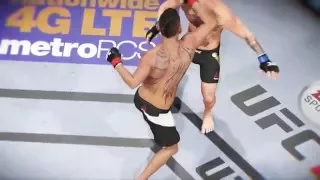 UFC 2- Online gameplay- Holloway vs Mcgregor- NASTY KO