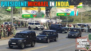 GTA 5 - VIP Protocol of President Michael in India