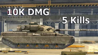 Chieftain Mk.6 · 10K DAMAGE · 5 Kills · Wot Blitz