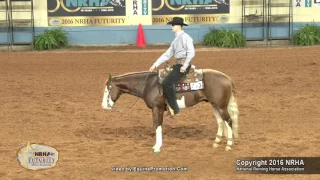 Got Guns A Blazin ridden by Rafal Dolata  - 2016 NRHA Futurity (Open, First Go)