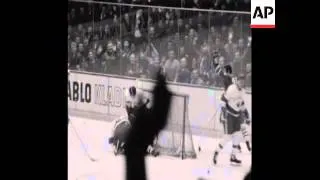 SYND 25 11 69 ICE HOCKEY CZECHOSLOVAKIA V CANADA