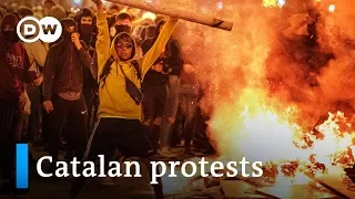 Catalan protests: Separatists clash with police in Barcelona | DW News