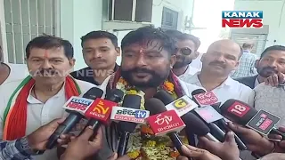 Congress MLA Candidate Ramesh Jena Files Nomination To Contest From Sanakhemundi Assembly Seat