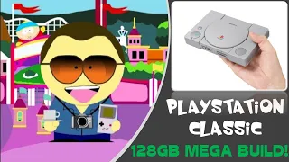 Playstation Classic 128GB PSX Retro Gaming Emulation Beast - How many systems??!! Tutorial & DEMO