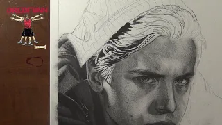 Cole Sprouse as Jughead Jones Riverdale   A Dredfunn Realistic Time Lapse Mechanical Pencil Drawing