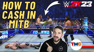 WWE 2K23 : How To Cash In MITB Mid Match on Universe Mode | TheMan Games