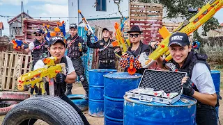 LTT Game Nerf War : The Expendables Warriors SEAL X Nerf Guns Fight Braum Crazy Bad Organization