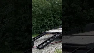 How To Load a Narrow Front Tractor… wait for it