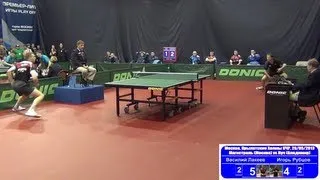 Vasiliy LAKEEV vs Igor RUBTSOV 1/8 Russian Premier League Playoff Table Tennis