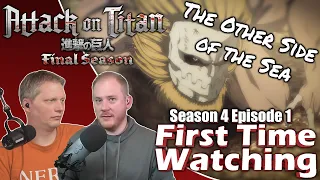 Attack on Titan Reaction | S4E01 | The Other Side of the Sea