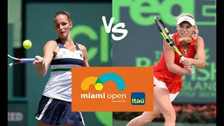 Wozniacki vs Pliskova ● 2017 Miami (SF) Highlights