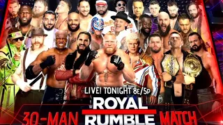 WWE Royal Rumble 2023 || 30 man's match || full match||