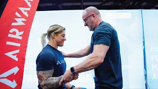 How AIRWAAV Improves Mobility | Pro Strongwoman Sam Belliveau Demonstration with Dr. Mike Dixey
