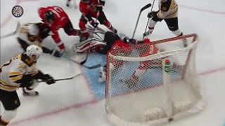 Pageau bails out his goalie with questionable play