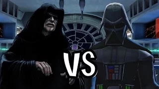 Darth Sidious vs Darth Vader - Emporer's Throne Room - Jedi Academy