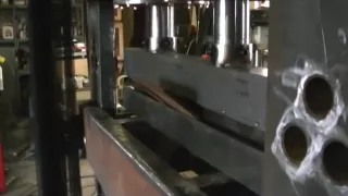 Homemade Hydraulic press brake