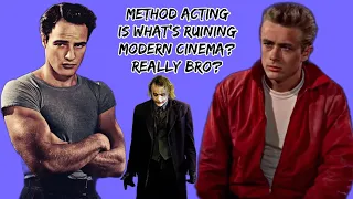 Hollywood is Dying. Writer Blames Method Acting. LOL