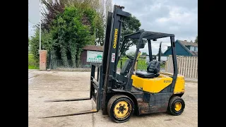 DAEWOO D25S-3 DIESEL FORK LIFT C/W SIDE SHIFT