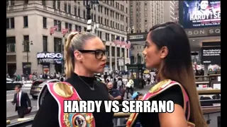 AMANDA SERRANO VS HEATHER HARDY FACE OFF IN NY
