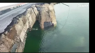 Un HÉROE soldado ucraniano se inmoló para destruir un puente.