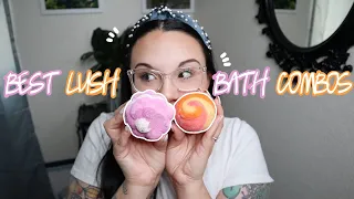 THE BEST LUSH BATH COCKTAILS!! | Bath Bombs and Bubble Bars That Pair Together Well