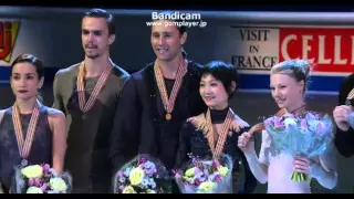 EC2015 Victory Ceremony PAIRS 2