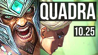 TRYNDAMERE vs CAMILLE (TOP) | Quadra, 2.3M mastery, 600+ games, Dominating | KR Diamond | v10.25