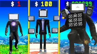 $1 TV MAN to $1,000,000,000 in GTA 5