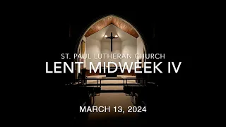 Lent Midweek IV – Sermon