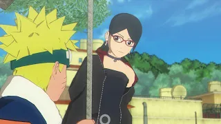 Sarada meets Naruto in the past...