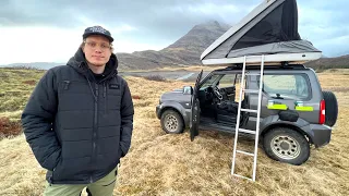 Tiny Car Camping in Iceland