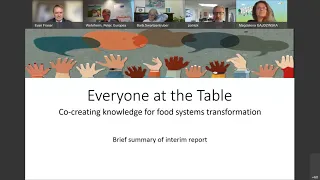 Everyone at the table : Co-creating knowledge for food systems transformation