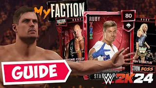 WWE 2K24 MyFACTION TIPS and TRICKS