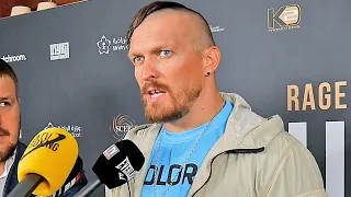 OLEKSANDR USYK REVEALS UKRAINIAN ARMY URGED HIM TO FIGHT JOSHUA! SPEAKS ON TRAINING DURING INVASION