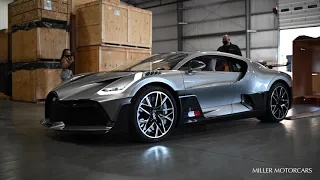 FIRST BUGATTI DIVO IN THE US!!! UNBOXING!