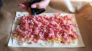 Do you have puff pastry? Very tasty recipe in 7 minutes!