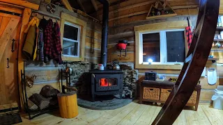 Rustic Fireplace Revival at the Dovetail Log Cabin